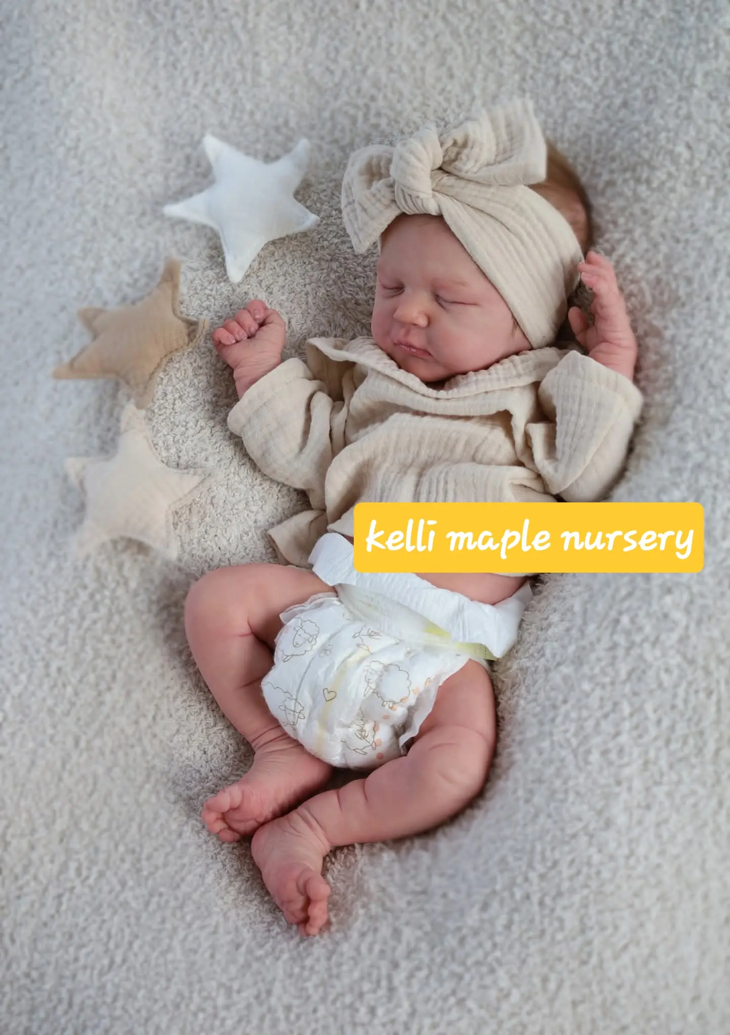 Baby Doe platinum silicone reborn doll limited to 15 worldwide by Joanna Kazmierczak