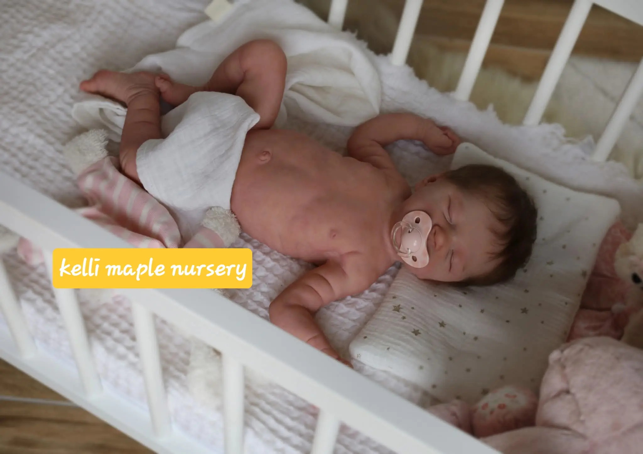 Baby Doe lifelike full body silicone reborn with open mouth Joanna Kazmierczak