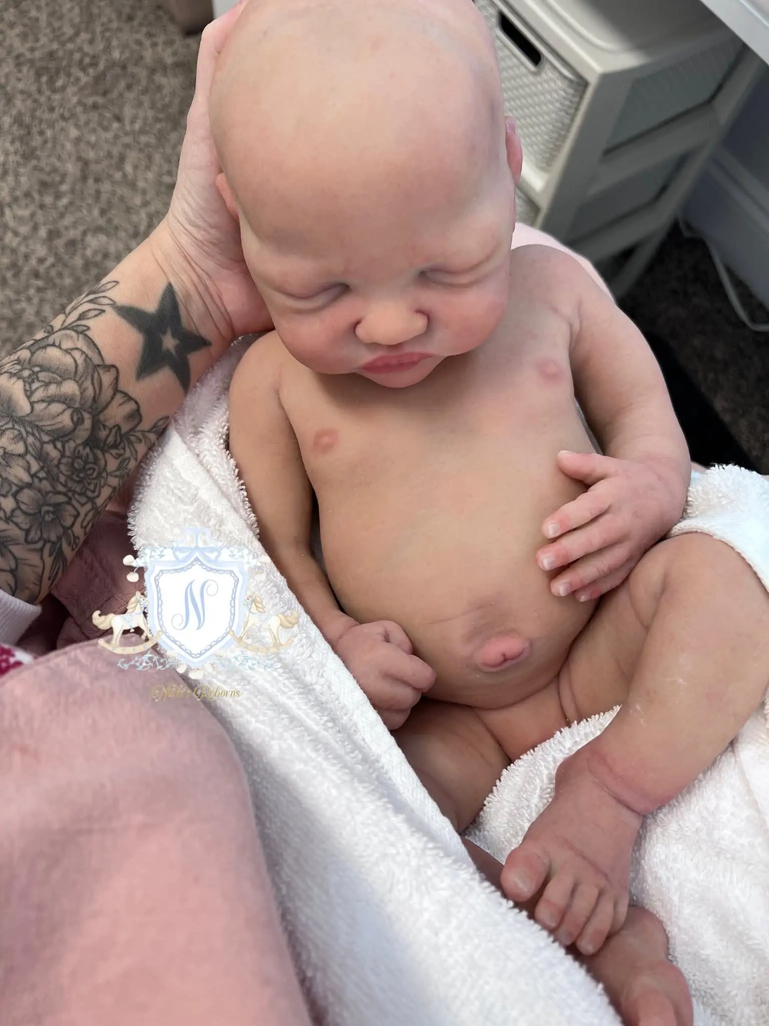 Kelli Maple reborn doll — silicone and vinyl handcrafted babies