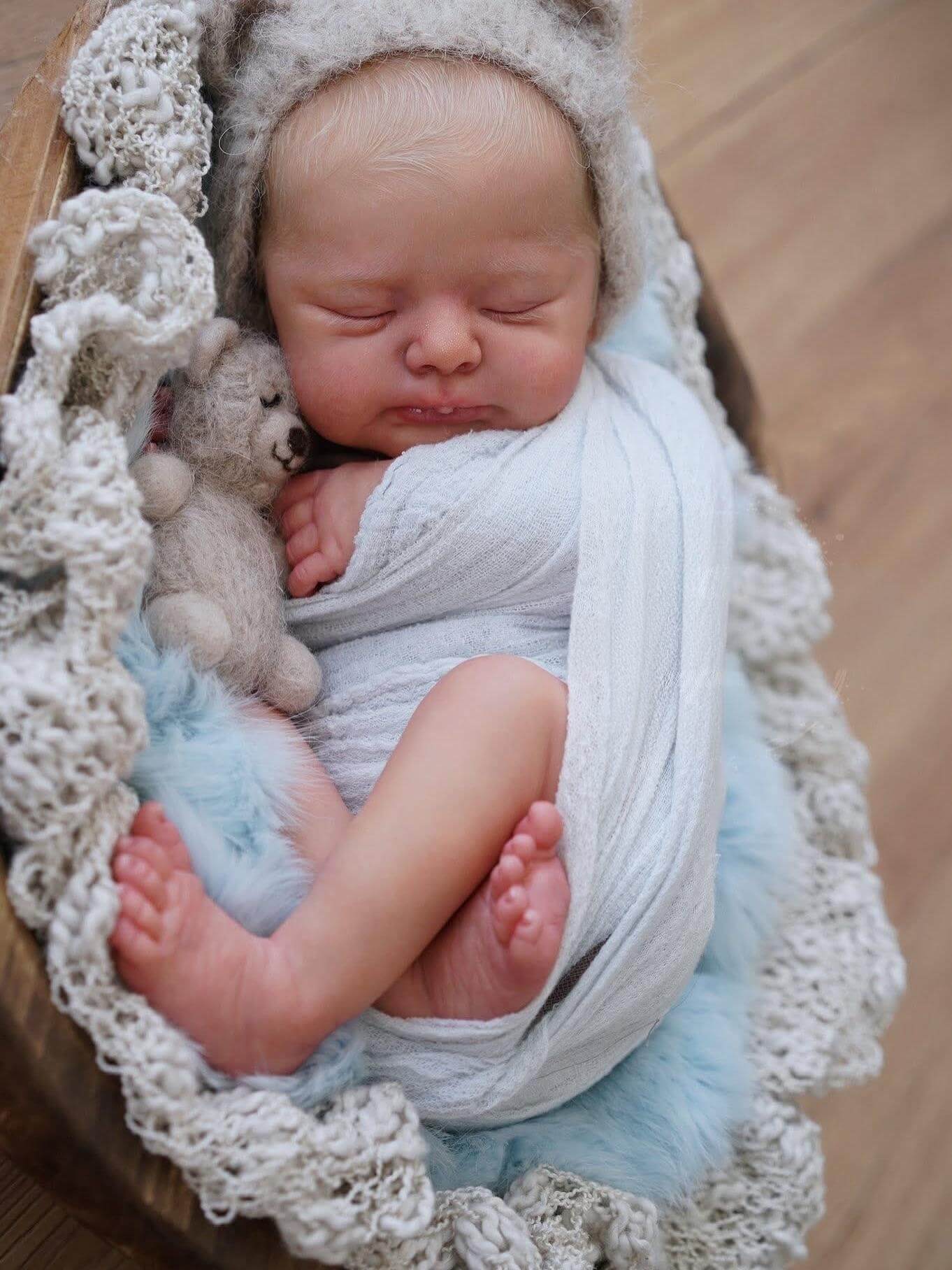 Kelli Maple reborn doll — silicone and vinyl handcrafted babies