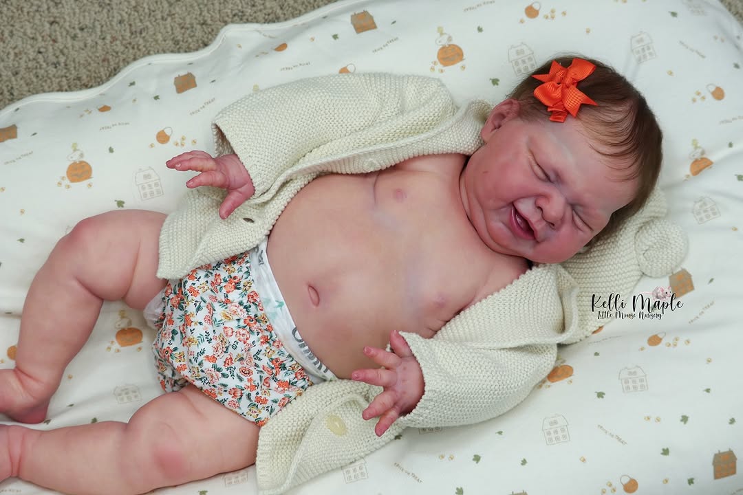 Ciccia 23" Rare First Edition Vinyl Reborn Baby - Alternate View