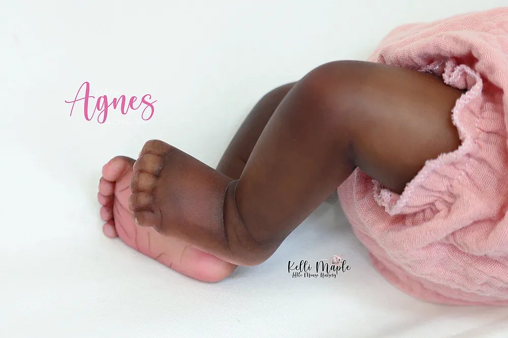 Agnes 15" Prototype Micro Preemie Reborn Baby - Handcrafted Reborn Doll