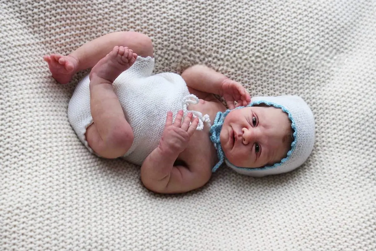 Jude - 20.5" Full Body Silicone Reborn Baby Boy - Handcrafted Reborn Doll