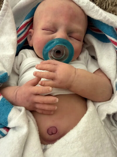 Eden — 20" Full Body Silicone Reborn Baby Boy - Handcrafted Reborn Doll