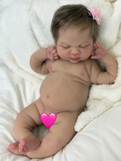 Luna — 18" Full Body Silicone Reborn Baby Girl - Handcrafted Reborn Doll