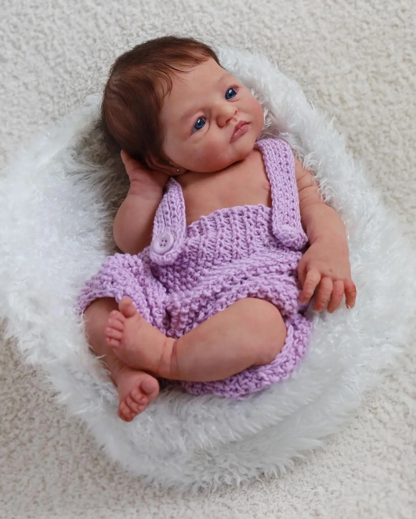 Miemie Full Body Silicone Newborn Reborn Baby - Alternate View